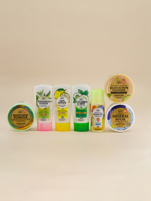 Glowing Facial Kit 7 Items - Golden Girl Cosmetics
