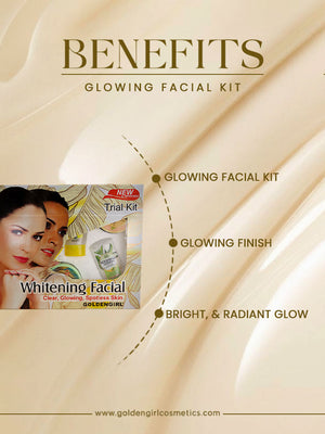 Glowing Facial Kit 7 Items - Golden Girl Cosmetics