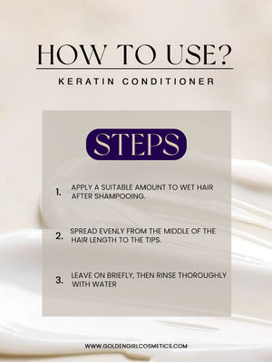 keratin Conditioner - Golden Girl Cosmetics