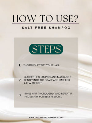 Salt Free Shampoo - Golden Girl Cosmetics