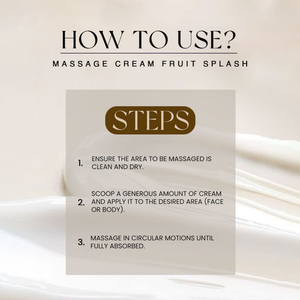 Massage Cream (With Fruit Splash) - Golden Girl Cosmetics