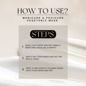 Manicure & Pedicure Vegetable Mask - Golden Girl Cosmetics