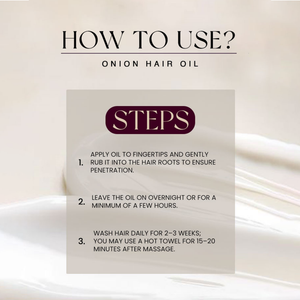Onion Hair Oil - Golden Girl Cosmetics