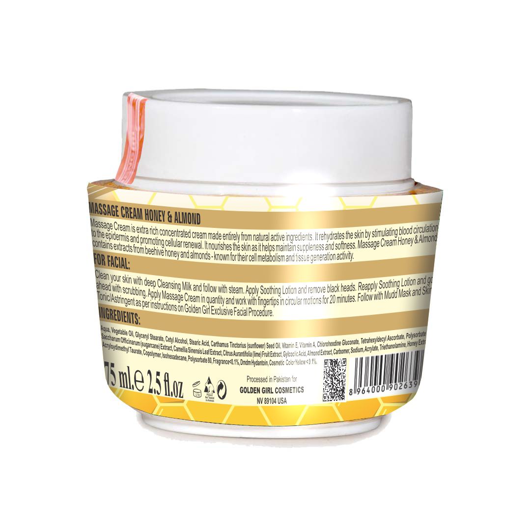 Massage Cream (Honey & Almond) 75ml