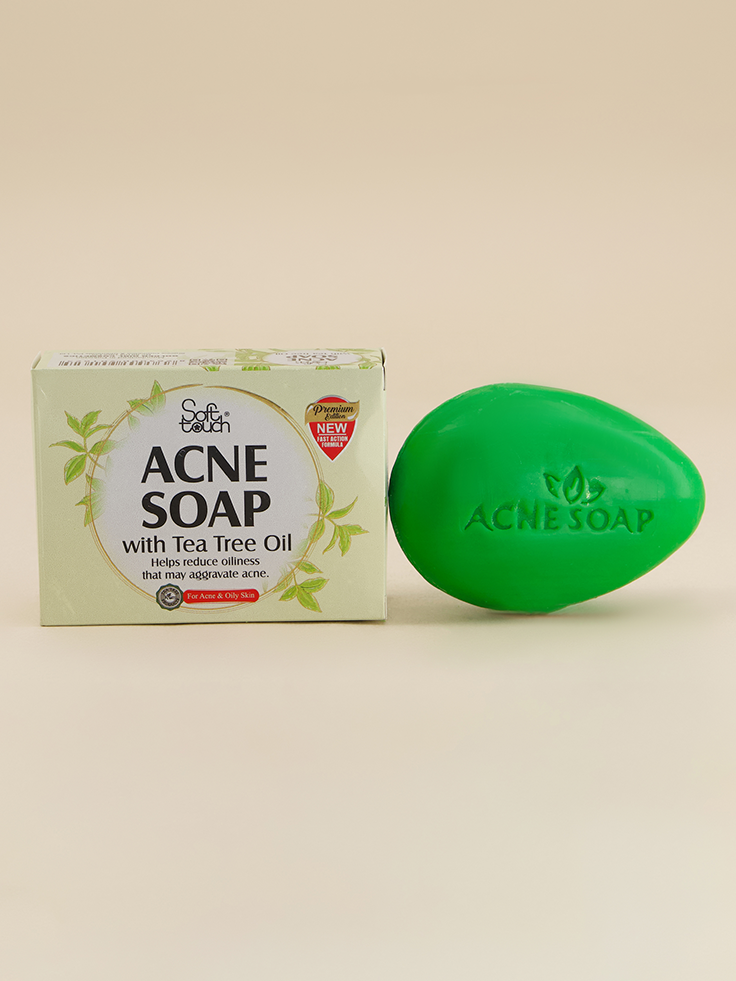 Acne Soap With Active Tea Tree Oil 115gm - Golden Girl Cosmetics