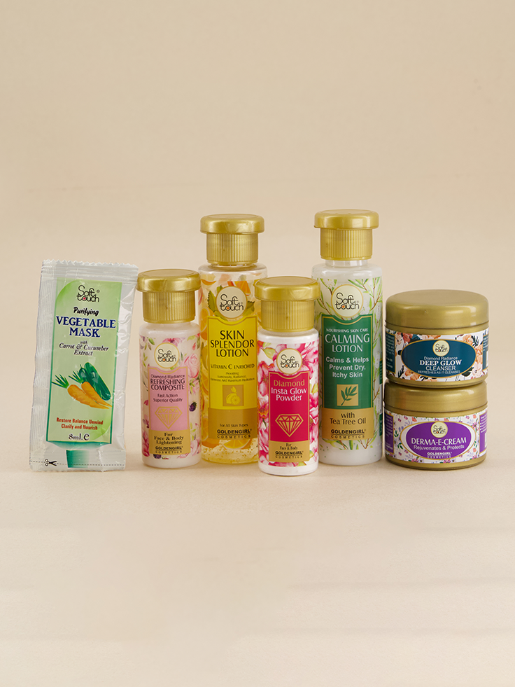 New-Diamond Face Glowing Kit - Golden Girl Cosmetics