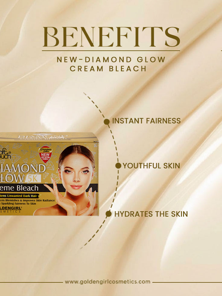 New-Diamond Glow Cream Bleach - Golden Girl Cosmetics