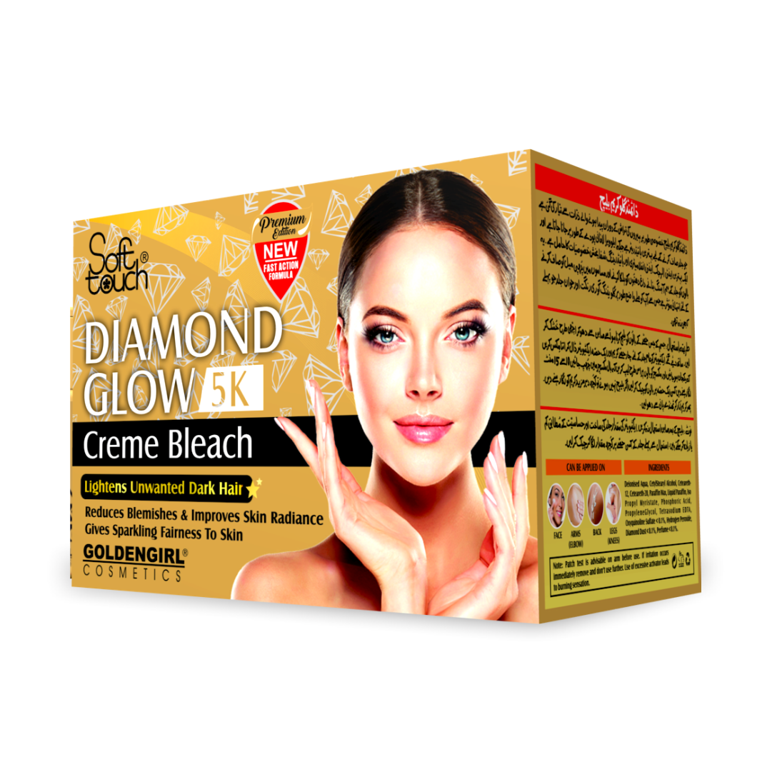 New-Diamond Glow Cream Bleach 500 gm