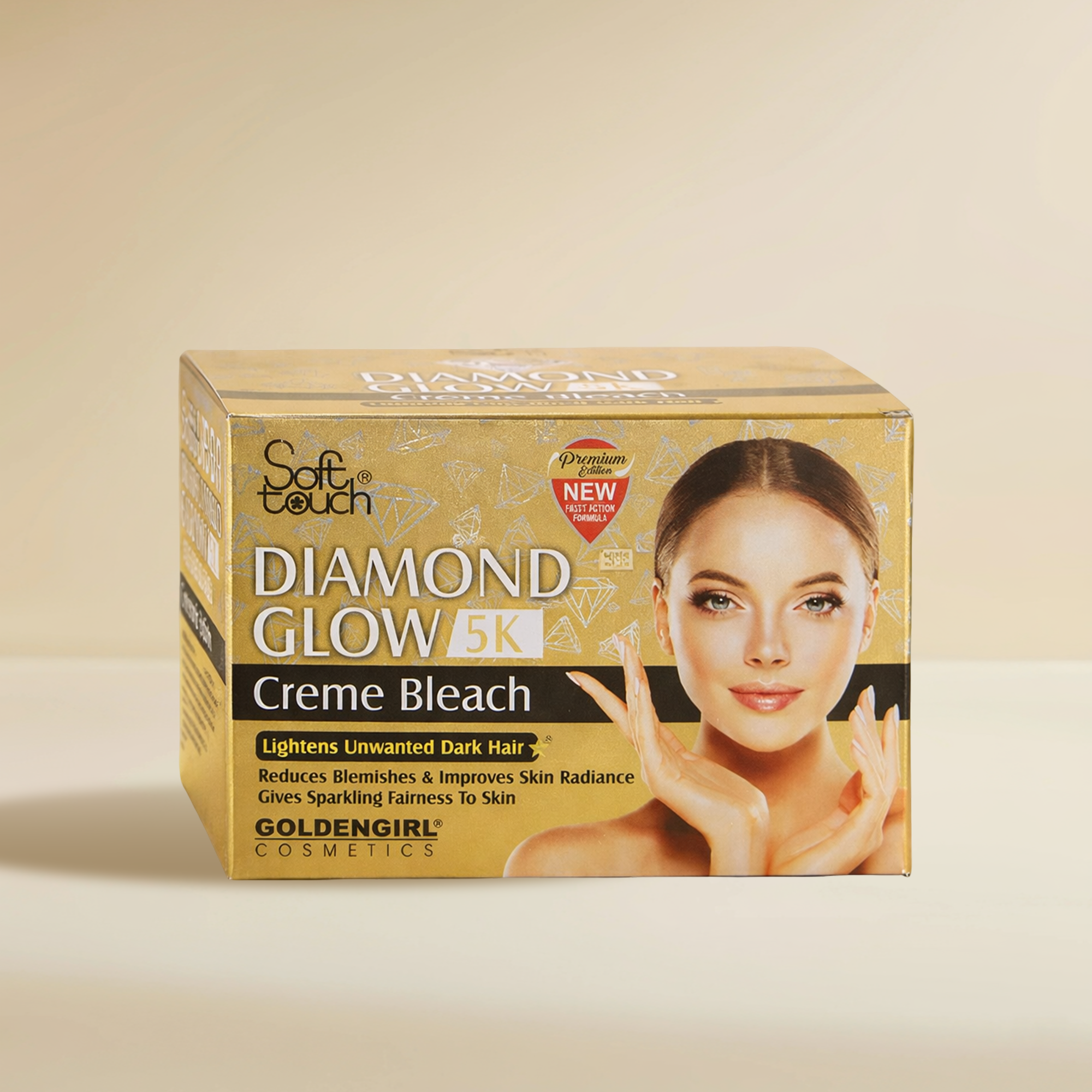 New-Diamond Glow Cream Bleach - Golden Girl Cosmetics