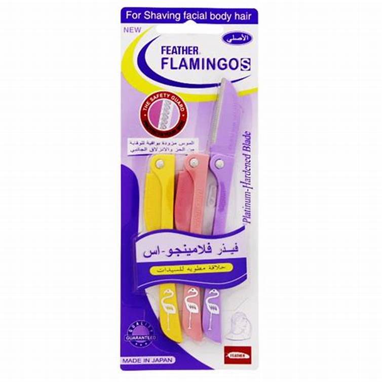 “Flamingo razor designed for smooth face and body shaving, featuring ergonomic handle and precision blades.”