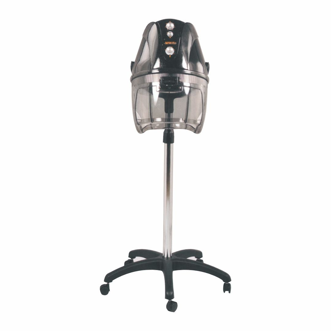 Salon hair processor GG‑L48 on wheels with steam hood and water tank.