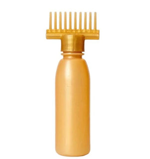 “Hair oiling bottle designed for easy and precise application of hair oils.”