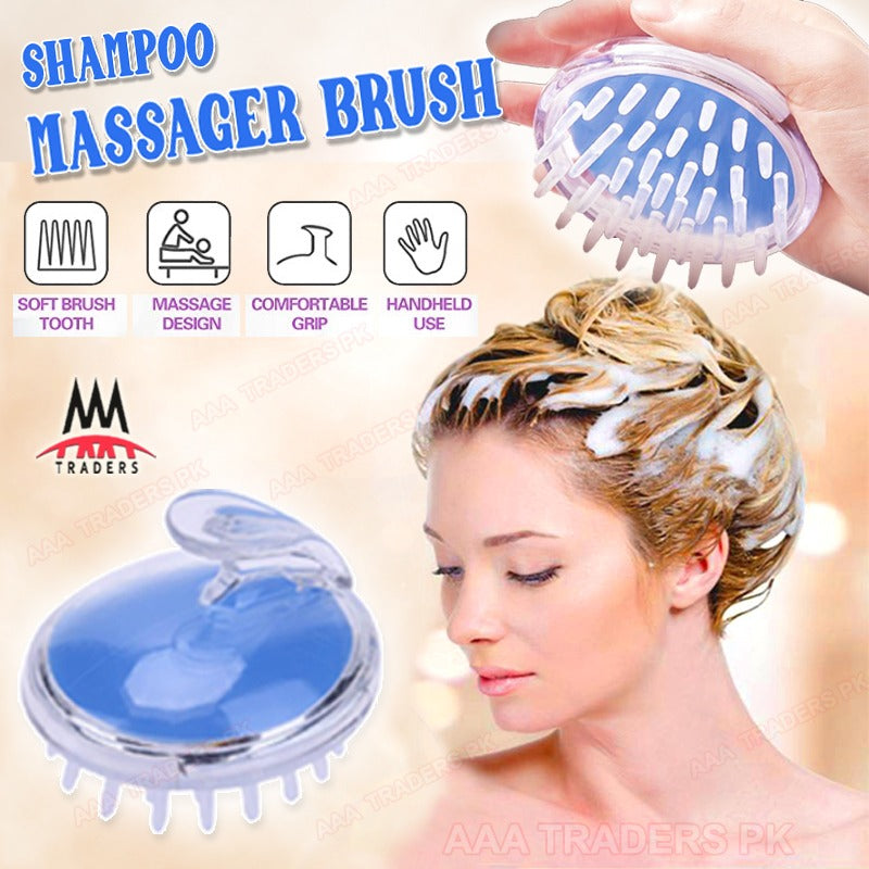 “Handheld head massager designed to relax the scalp and relieve stress.”