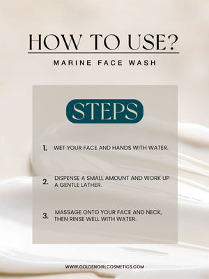 Marine Face Wash 200ml - Golden Girl Cosmetics