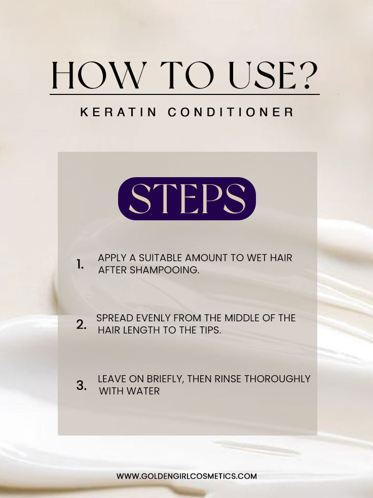 keratin Conditioner - Golden Girl Cosmetics