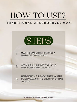 Traditional Chlorophyll Wax - Golden Girl Cosmetics