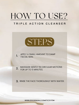 Triple Action Cleanser - Golden Girl Cosmetics
