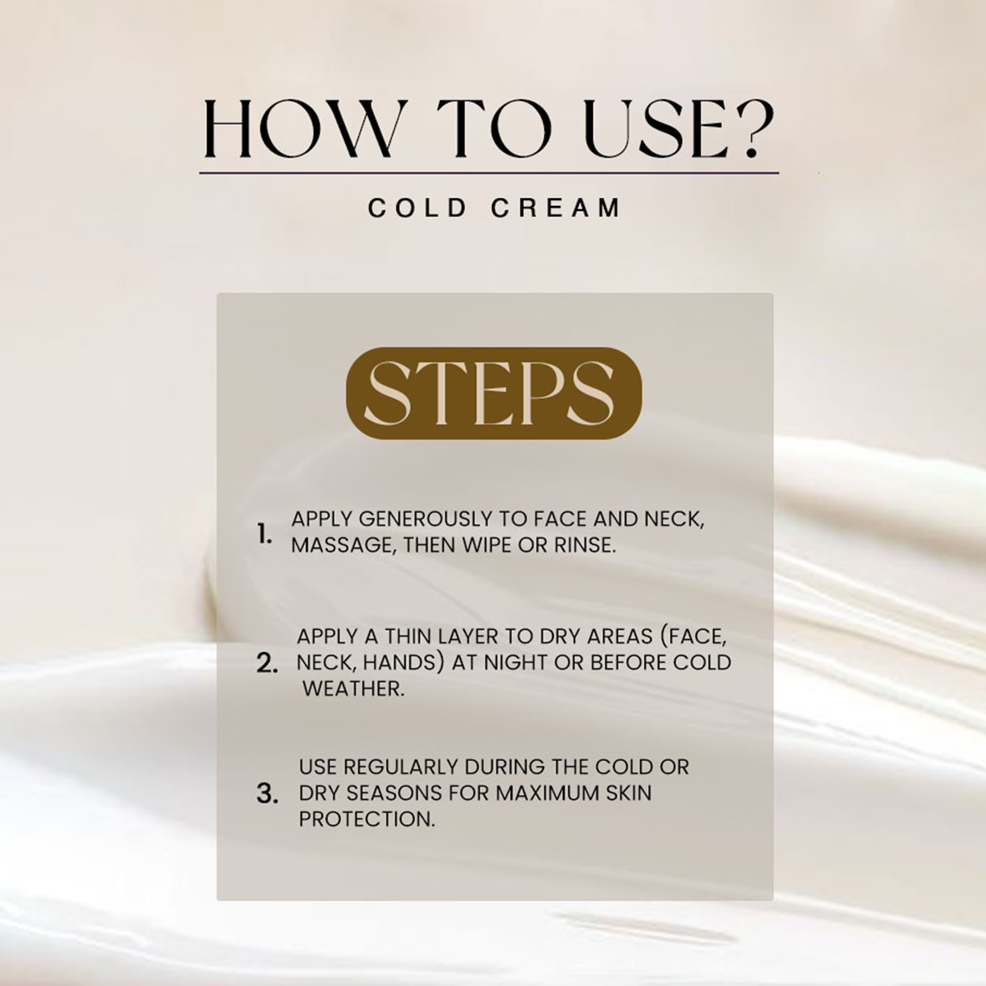 Cold Cream - Golden Girl Cosmetics