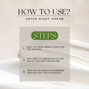 Ubtan Night Cream - Golden Girl Cosmetics