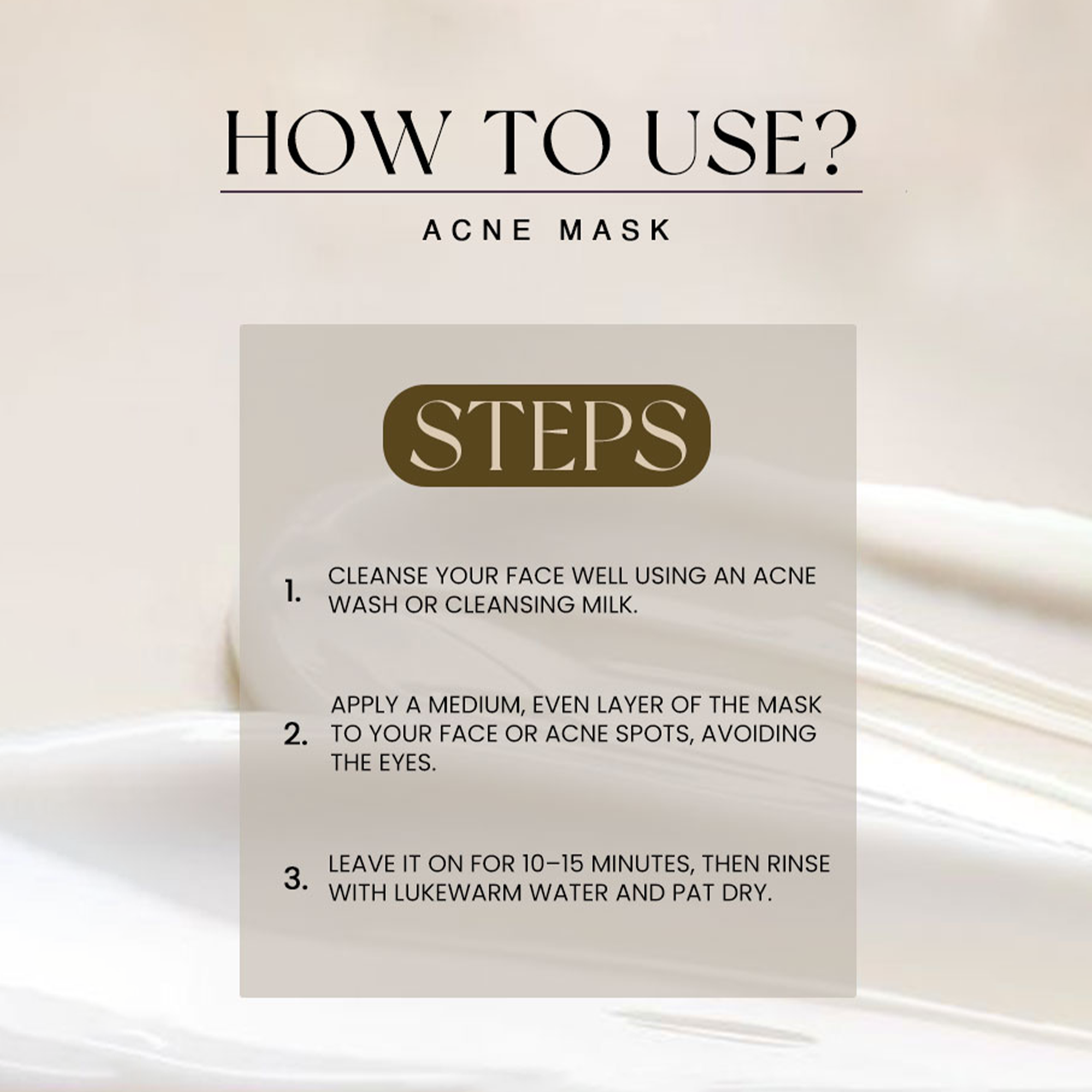 Acne Mask - Golden Girl Cosmetics
