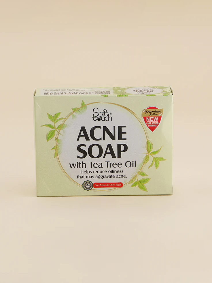 Acne Soap With Active Tea Tree Oil 115gm - Golden Girl Cosmetics