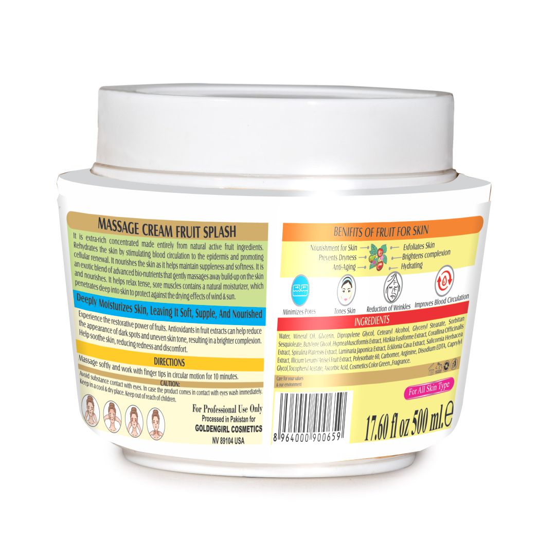 Massage Cream (With Fruit Splash) 500gm