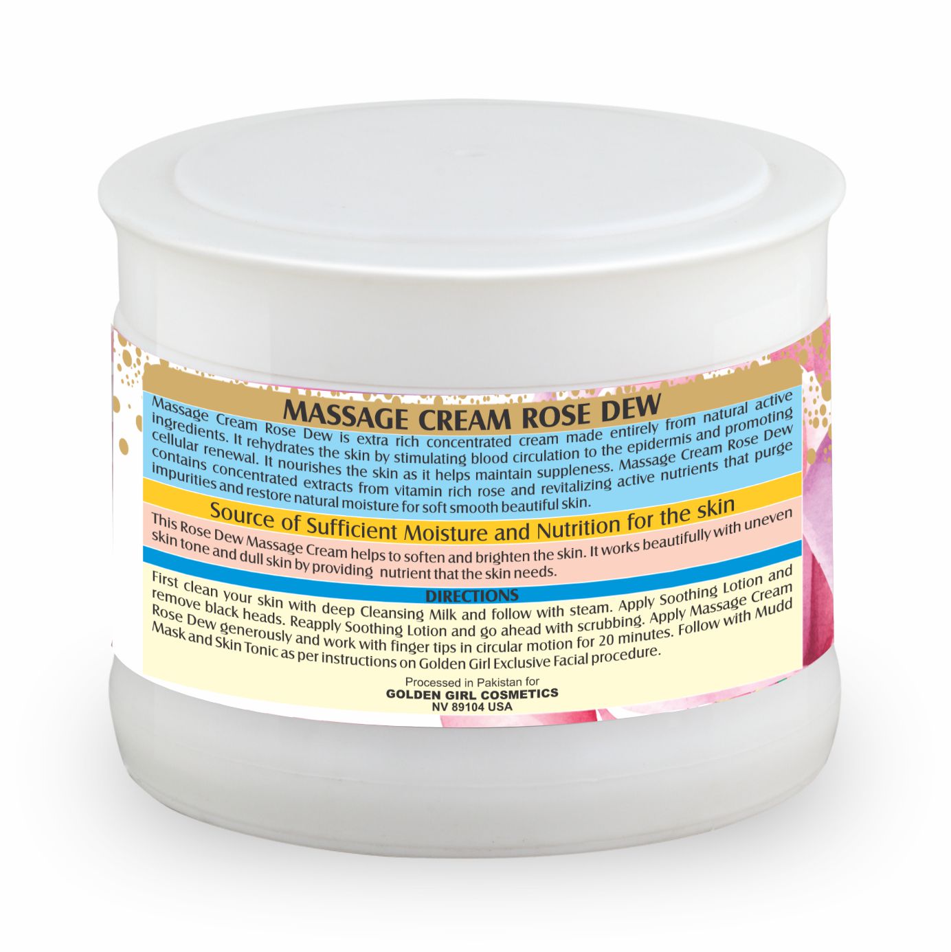 Massage Cream (Rose Dew) 500gm