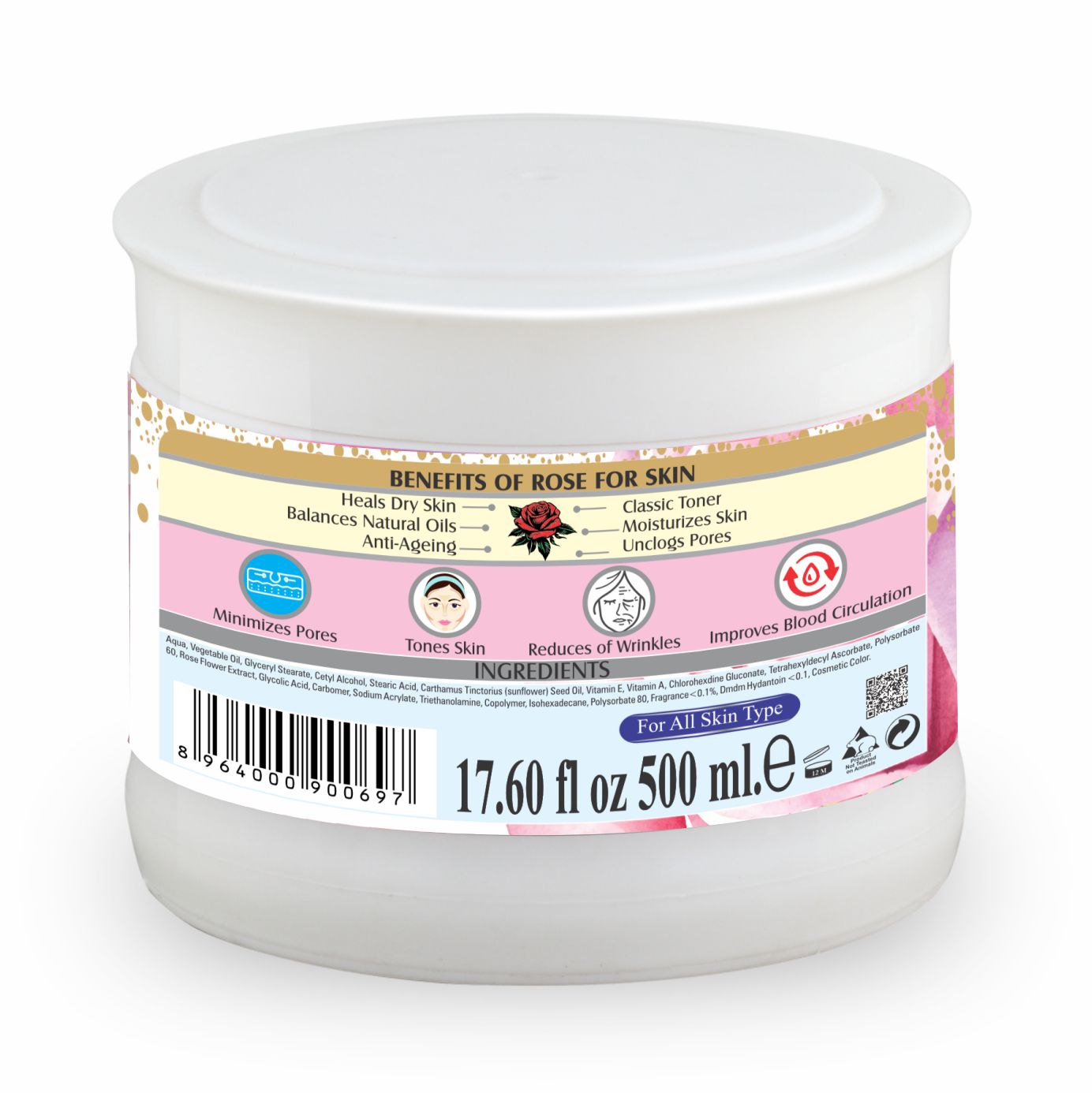 Massage Cream (Rose Dew) 500gm