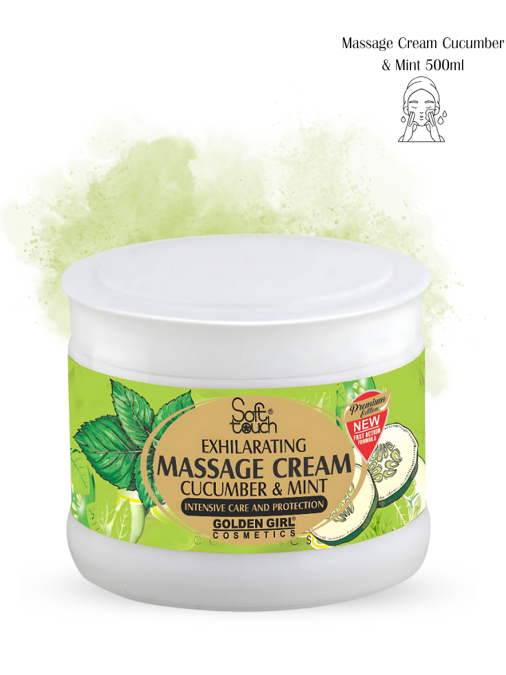 Massage Cream Cucumber & Mint 500ml