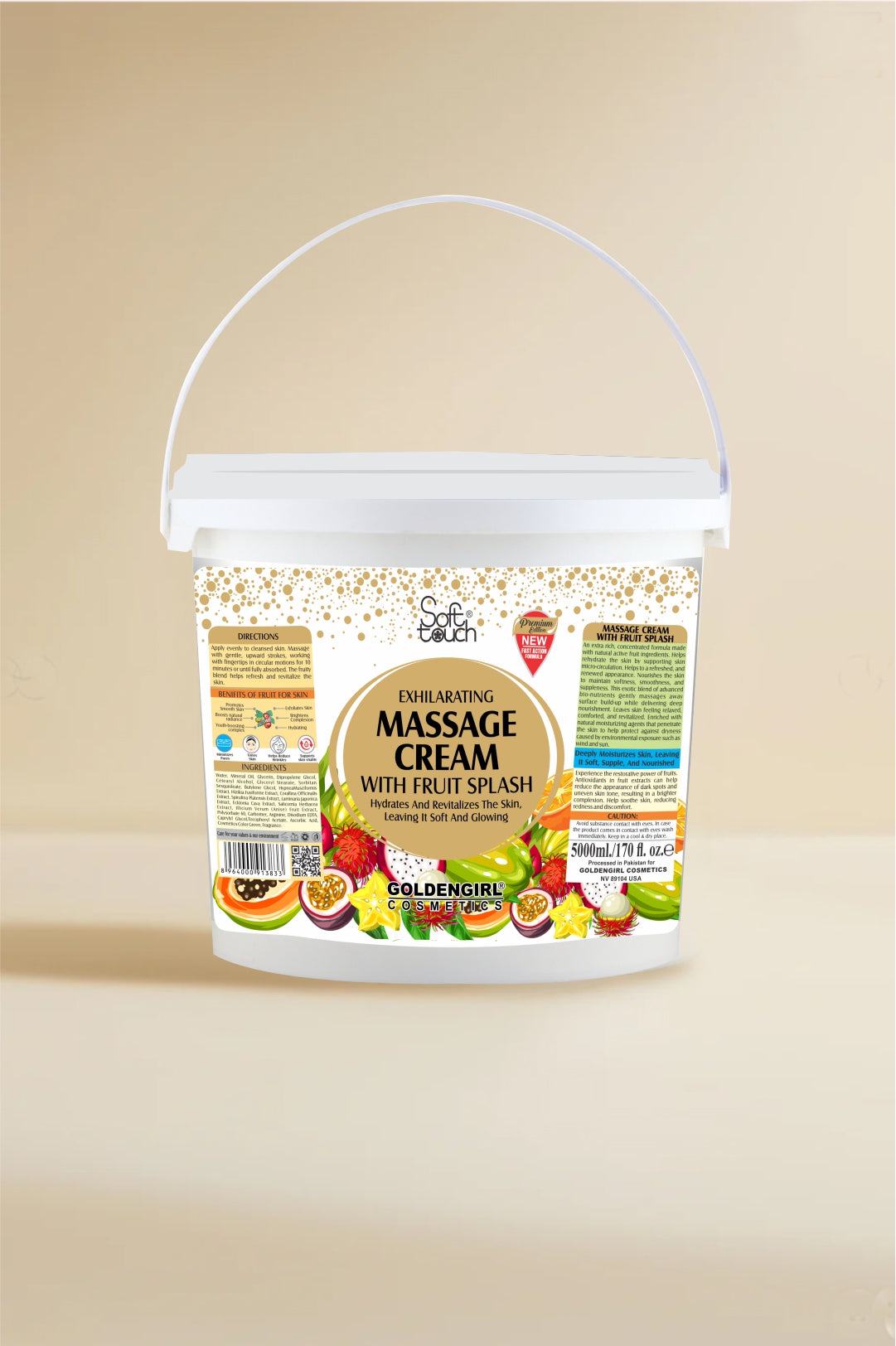 Massage Cream Fruit Splash - Golden Girl Cosmetics