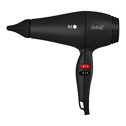 Black hair dryer with 'Aerlitt' branding on a white background