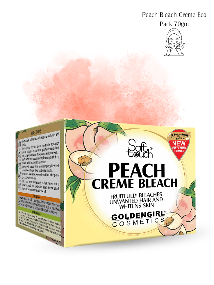 Peach Bleach Creme Eco Pack 70gm