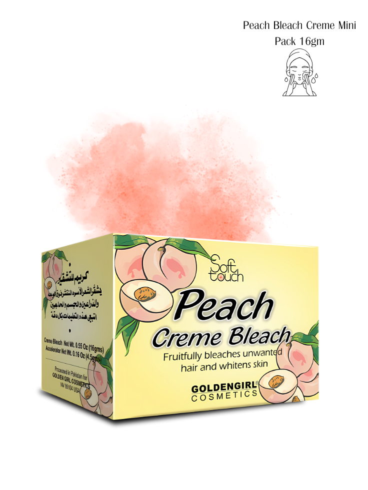 Peach Bleach Creme Mini Pack 16gm