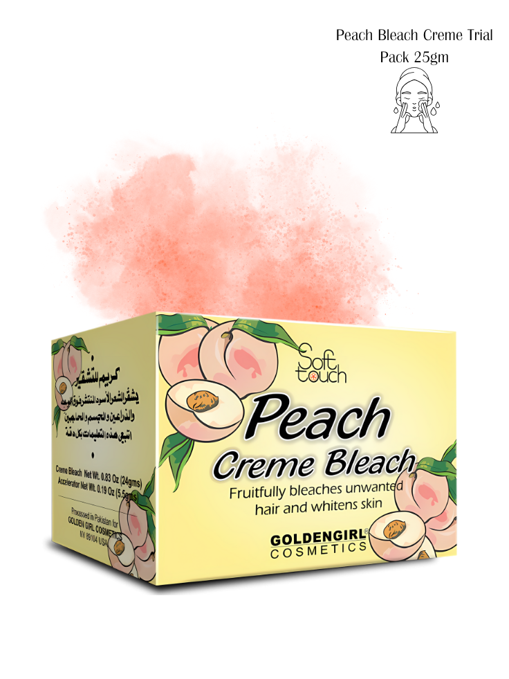 Peach Bleach Creme Trial Pack 25gm