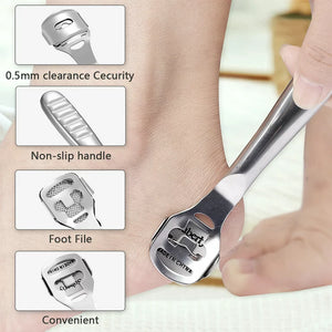 “Callus foot shaver for removing dead skin and hard calluses.”
