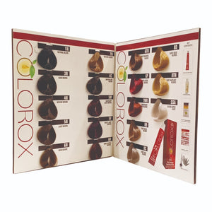 “Collage of hair color shade cards from Golden Girl, showing various shades and codes.”