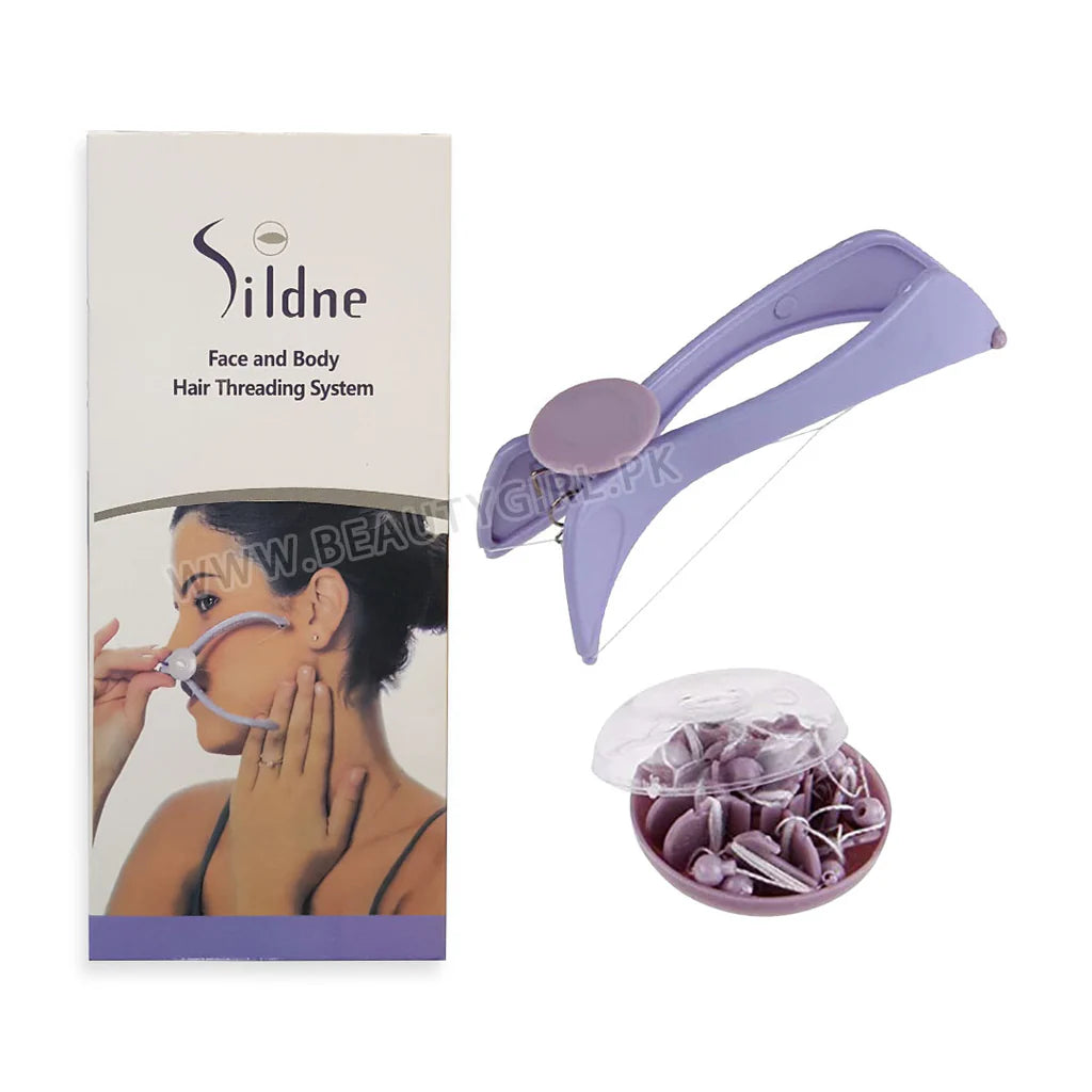 “Silpne threading system for safe and precise hair removal on face and body.”