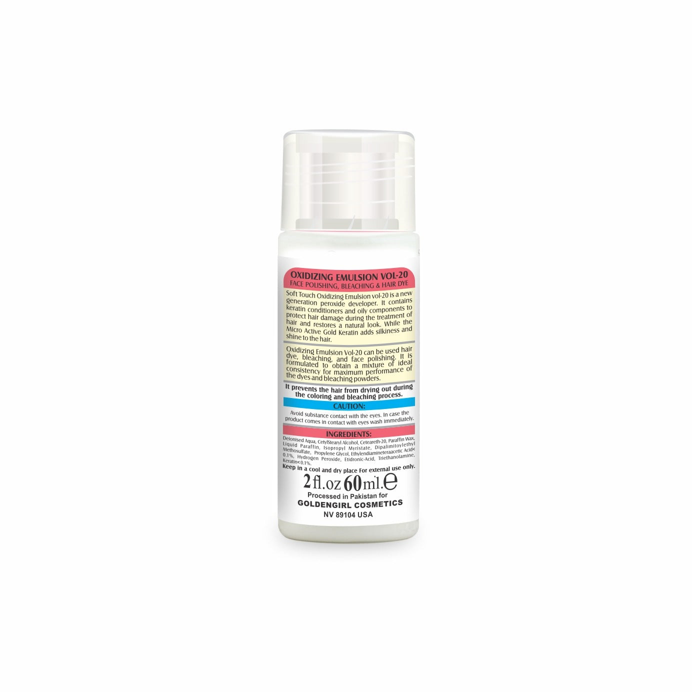 Oxidizing Emulsion 20 Vol 60ml