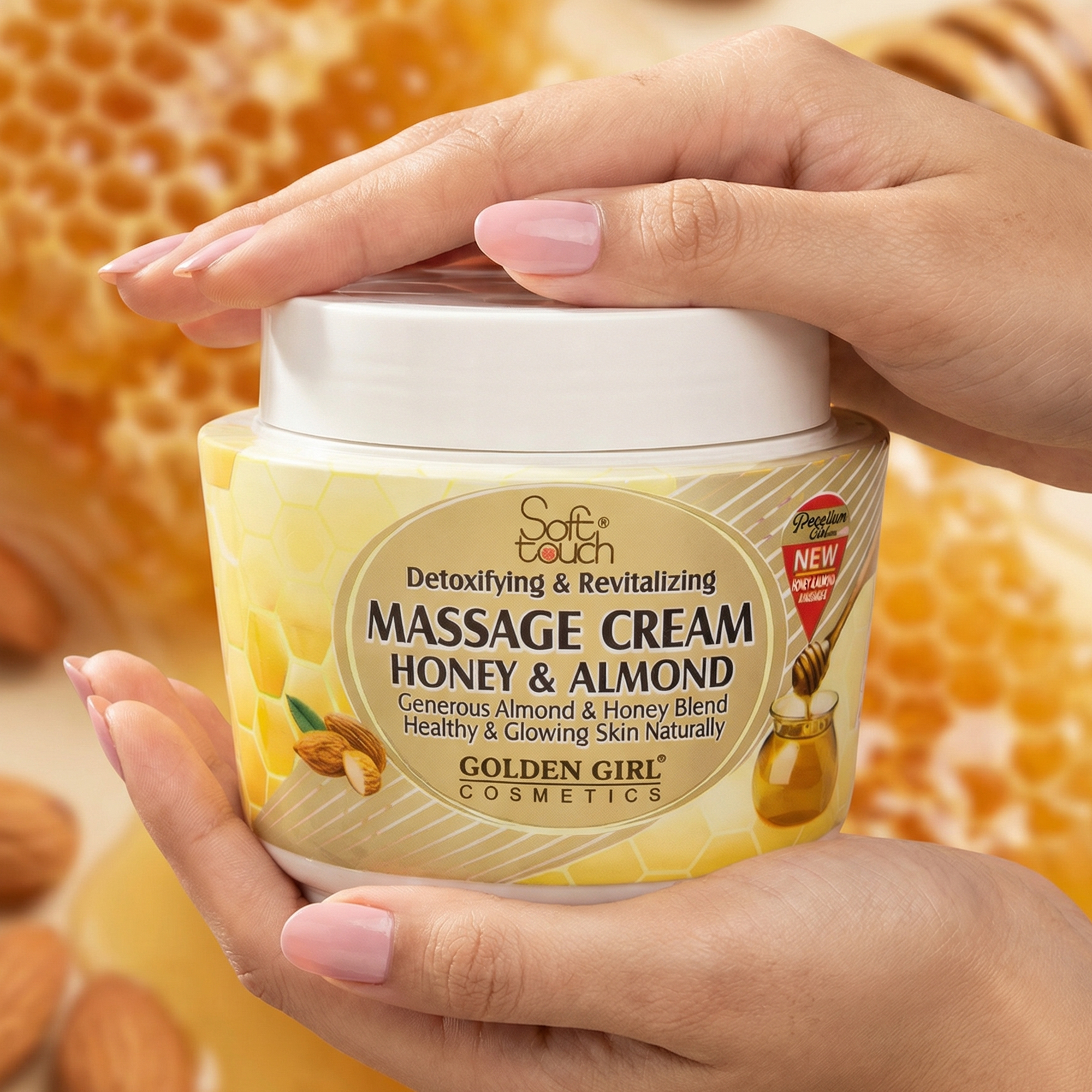 Massage Cream (Honey & Almond) - Golden Girl Cosmetics