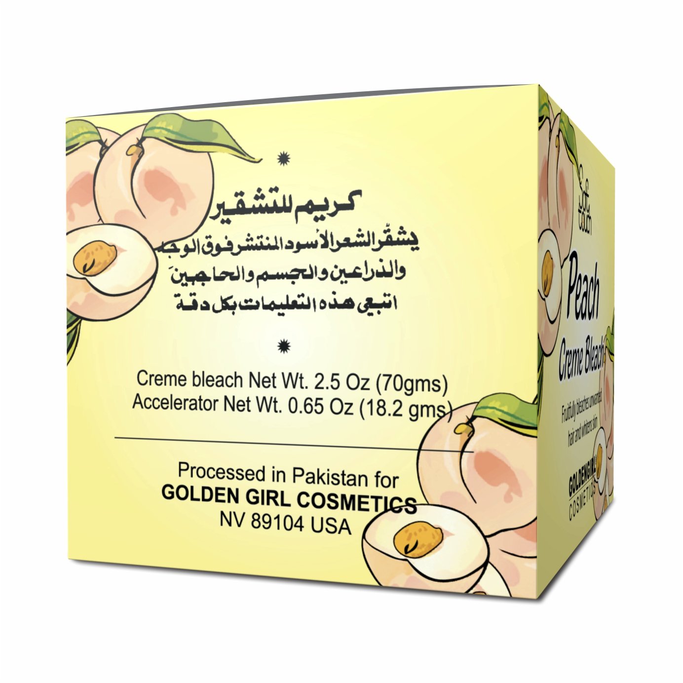 Peach Bleach Creme Standard Pack 38gm