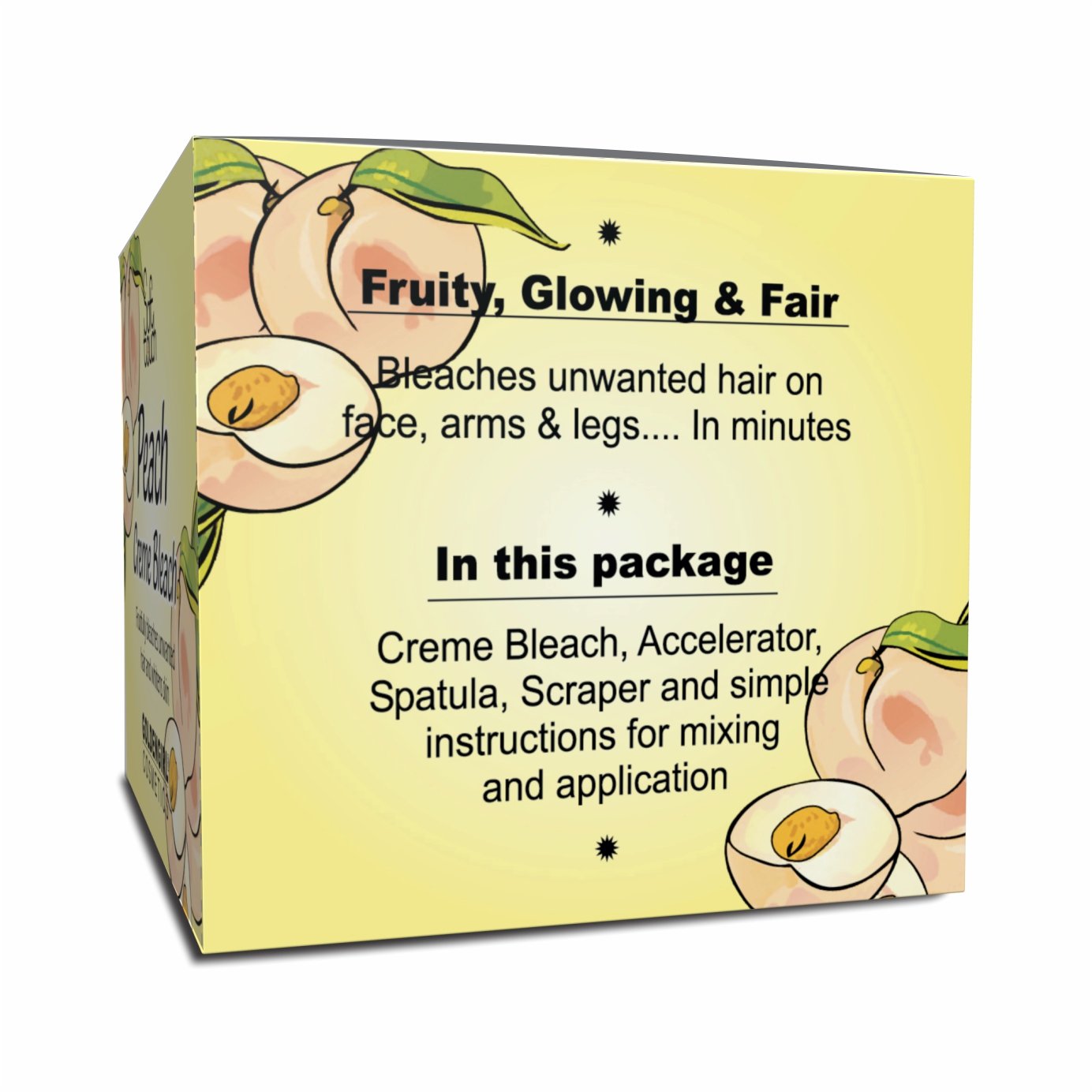 Peach Bleach Creme Standard Pack 38gm