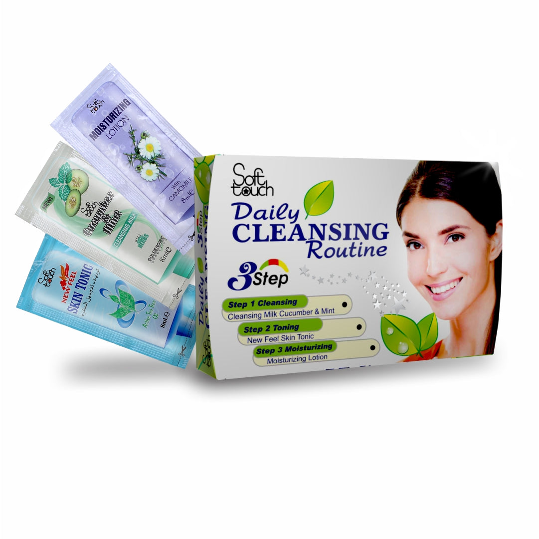 Daily Cleansing Routine (3 Sachet Pack) 3 sachets - Golden Girl Cosmetics
