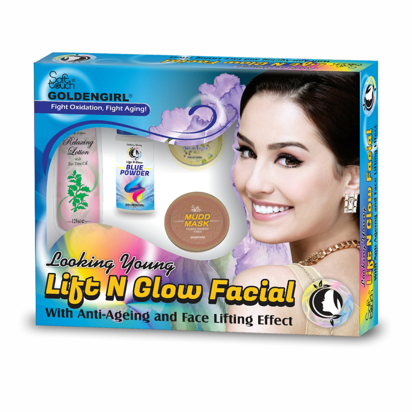 Lift n Glow Facial Set 9 items - Golden Girl Cosmetics