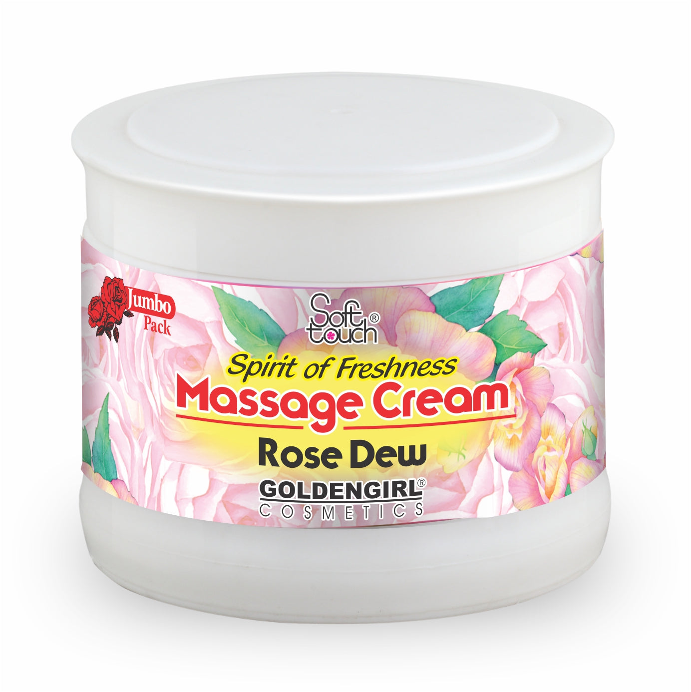 Massage Cream (Rose Dew) 500gm - Golden Girl Cosmetics