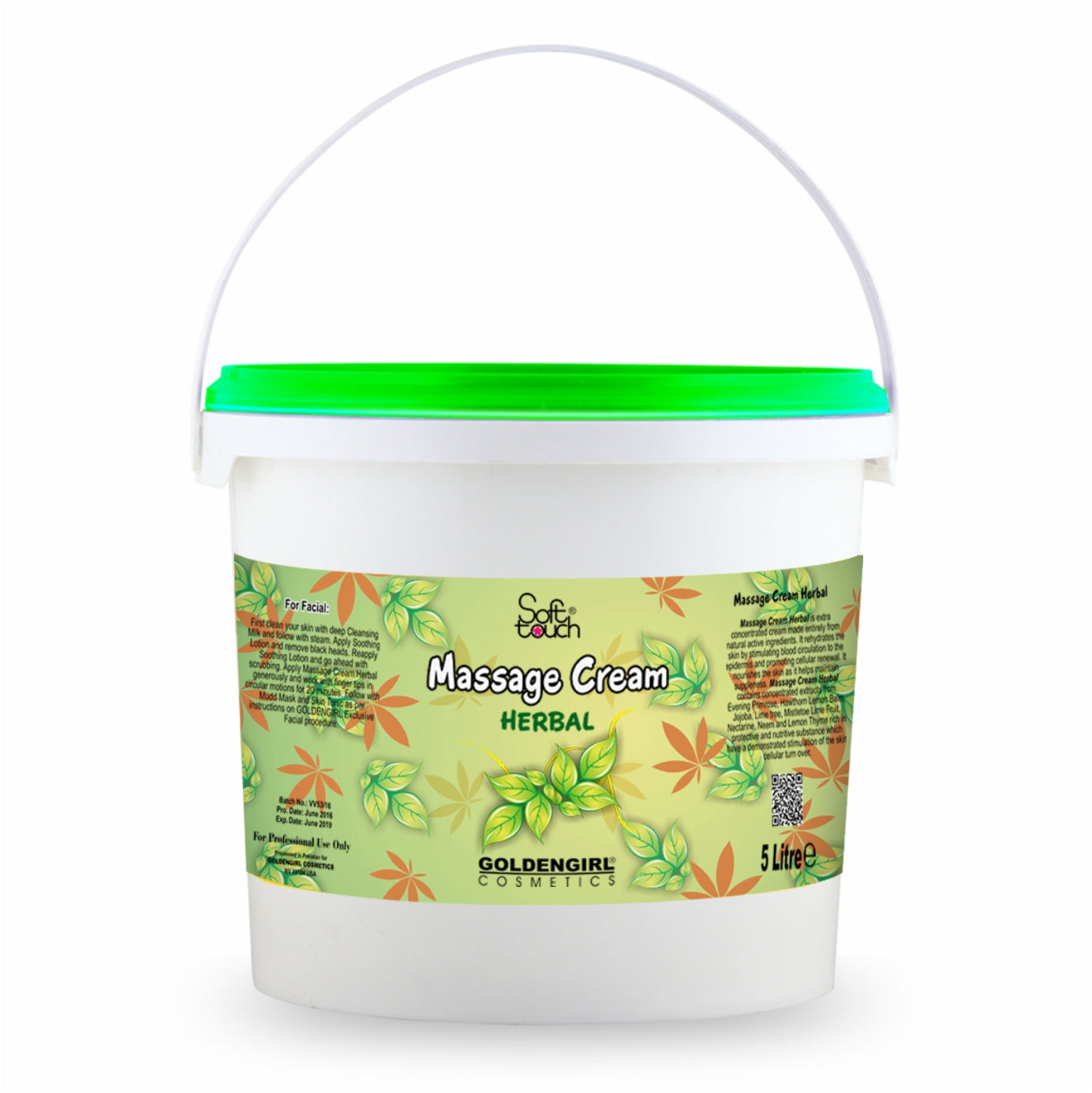Massage Cream Herbal  5ltr