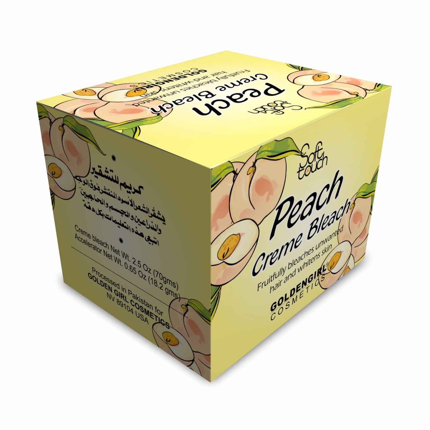 Peach Bleach Creme Eco Pack 70gm - Golden Girl Cosmetics