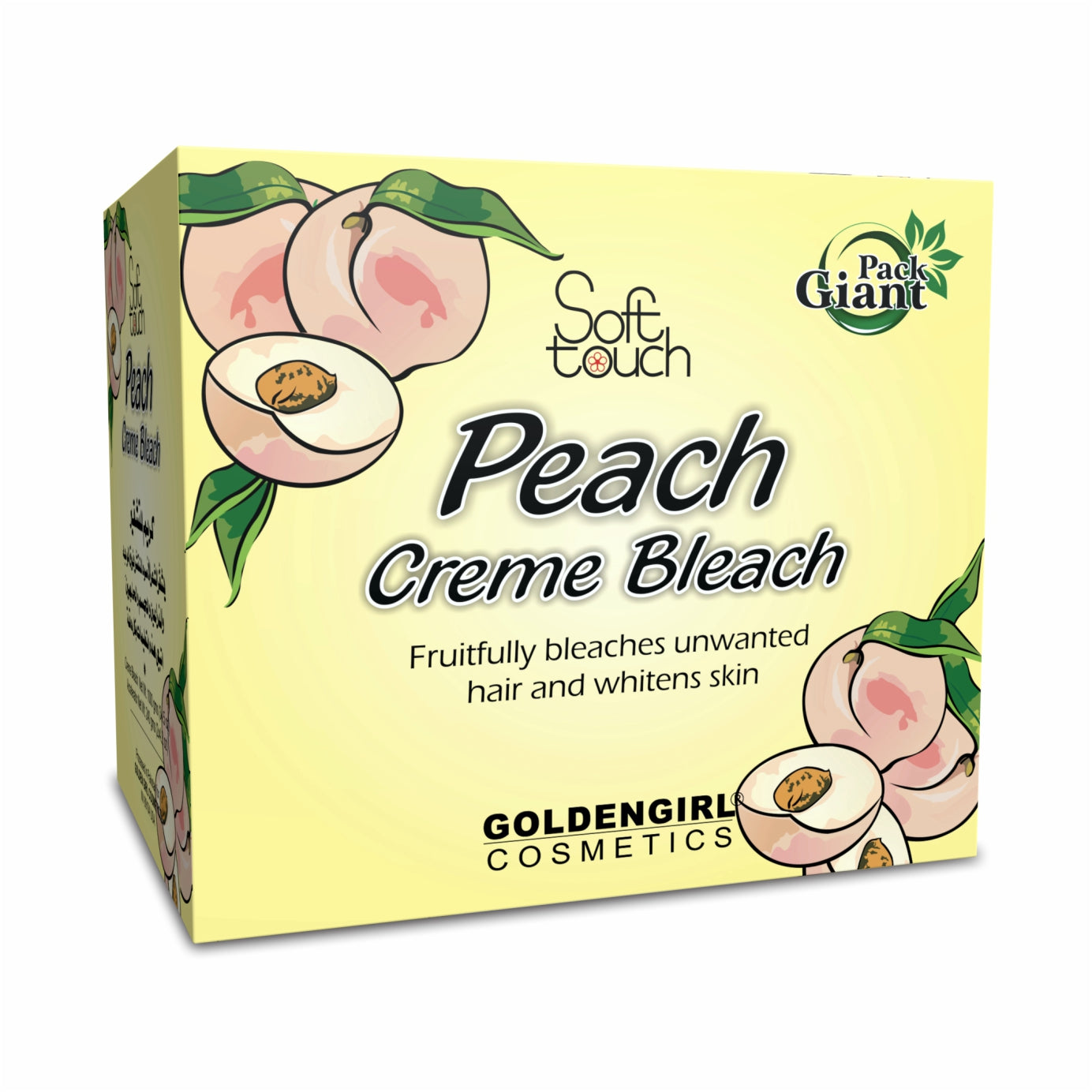 Peach Bleach Creme Giant Pack 1000gm - Golden Girl Cosmetics
