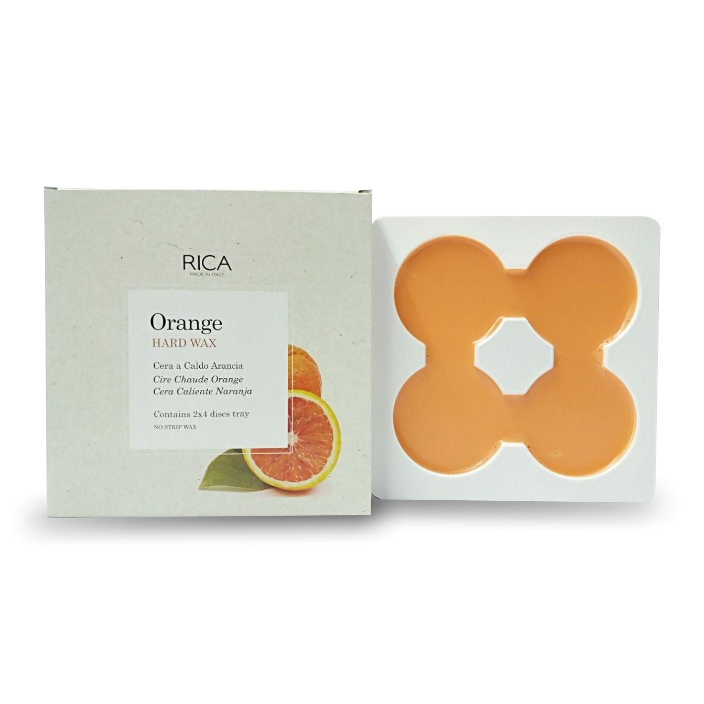 Rica - Orange Hard Wax Double Tray