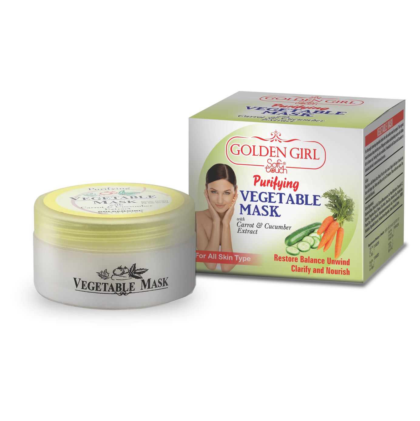 Vegetable Mask 75gm - Golden Girl Cosmetics