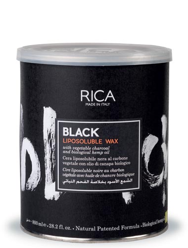 Rica Black Charcoal Liposoluble Wax 800ML
